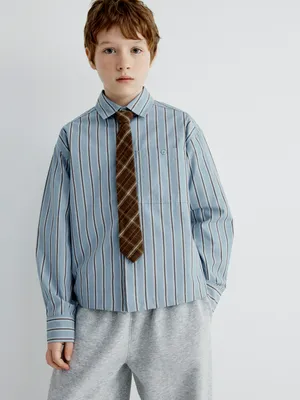 Галстук в клетку детский, арт. 32650