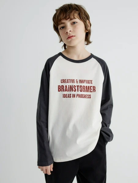 Лонгслив SELA с принтом, разноцветный, арт. 32950