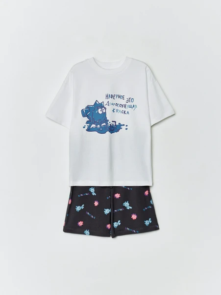 Пижама Sela Смешарики, разноцветный, арт. 32951