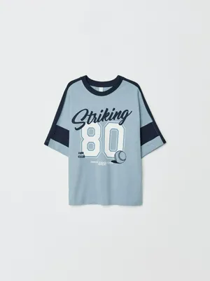 Футболка оверсайз SELA в спортивном стиле для девочек, арт. 32960