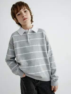 Джемпер SELA детский с воротником, арт. 32963