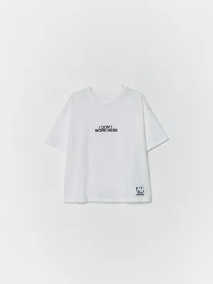 Футболка оверсайз SELA для девочек, арт. 32978