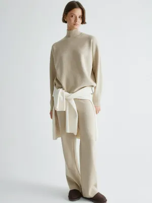 Вязаные прямые брюки Sela, арт. 32986