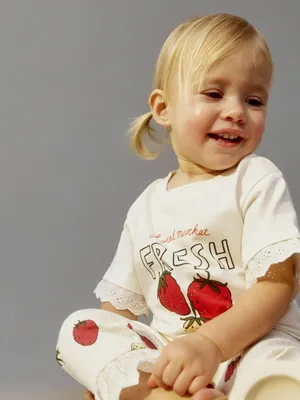 Футболка SELA для малышей с принтом, арт. 33024