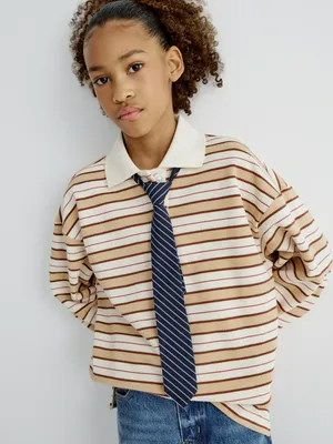 Галстук SELA детский в полоску, арт. 33040