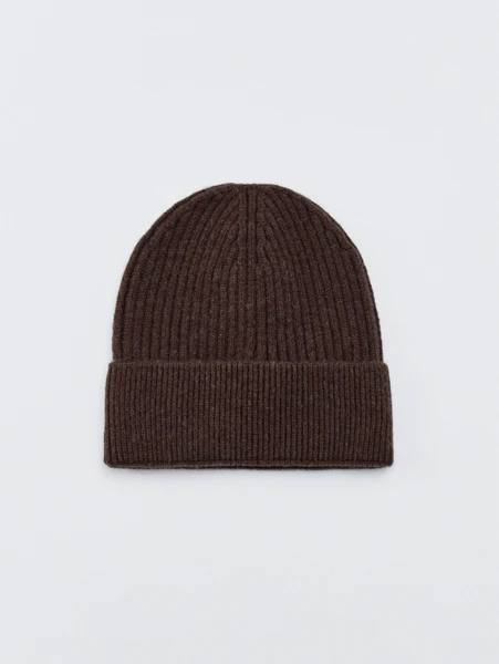 Шапка-бини Sela, коричневый, арт. 33044