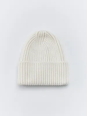 Шапка-бини Sela хлопковая крупной вязки, арт. 33045