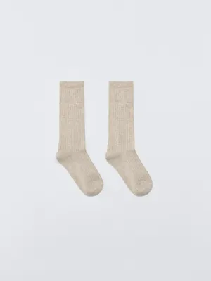 Меланжевые длинные носки SELA, арт. 33050