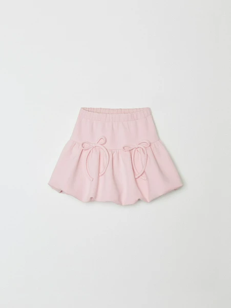 Юбка-баллон SELA с бантиками для девочек, розовый, арт. 33154