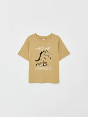 Футболка оверсайз SELA с принтом, арт. 33166