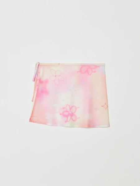 Юбка-пояс из сетки Sela для девочек, разноцветный, арт. 33173