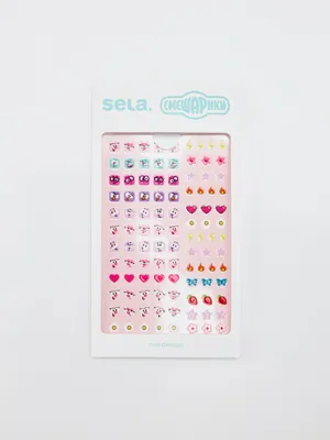 Набор наклеек для ногтей SELA x Смешарики, арт. 33180