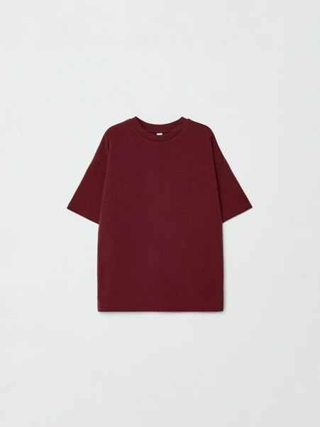 Футболка SELA детская, бордовый, арт. 33181