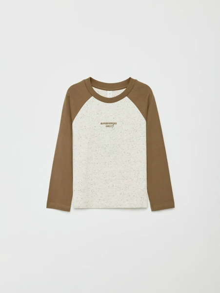 Детский лонгслив SELA с принтом Superheroes Only, разноцветный, арт. 33188