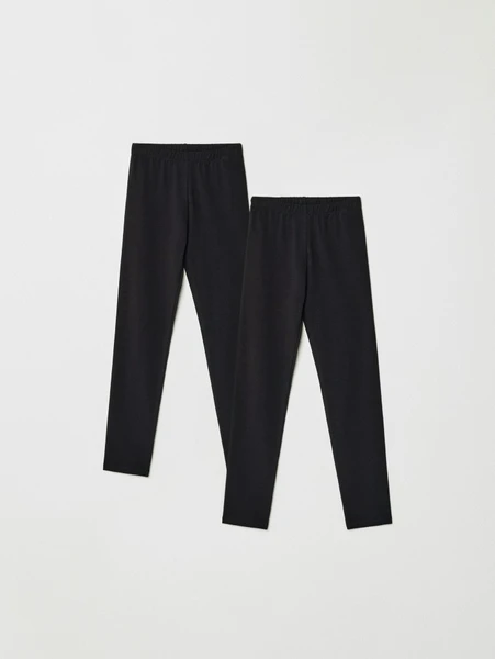 Набор леггинсов Sela для девочек, черный, арт. 33193