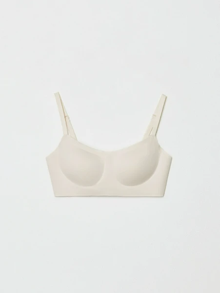 Бюстгальтер Sela из бархатистой микрофибры, бежевый, арт. 33196