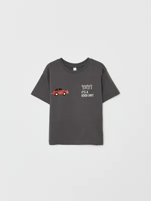 Футболка Sela оверсайз с принтом, арт. 33201