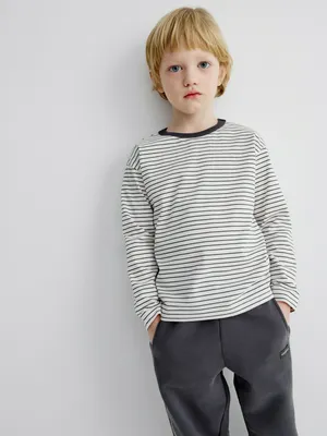 Детский лонгслив Sela в полоску, арт. 33363