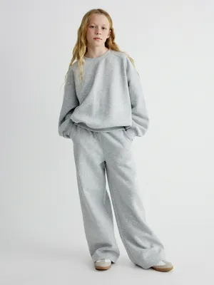 Трикотажные широкие брюки Sela для девочек, арт. 33367