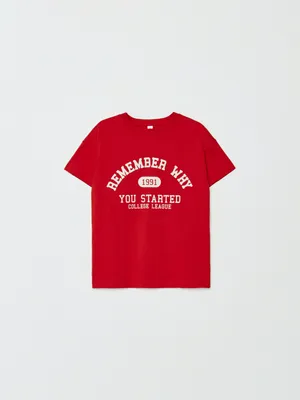 Футболка SELA с принтом для девочек, арт. 33379