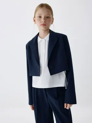 Укороченный жакет для девочек, арт. 3345