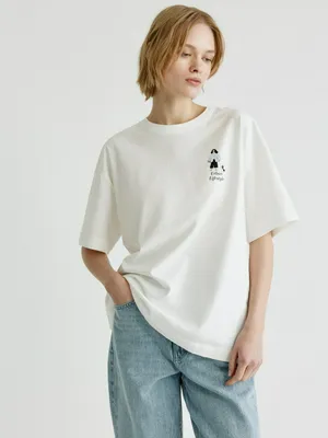 Футболка оверсайз SELA с принтом, арт. 33567