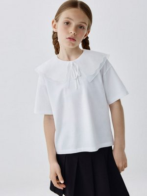 Трикотажная блузка с воротником, арт. 3364