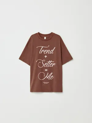 Футболка оверсайз Sela для девочек с принтом, арт. 33667