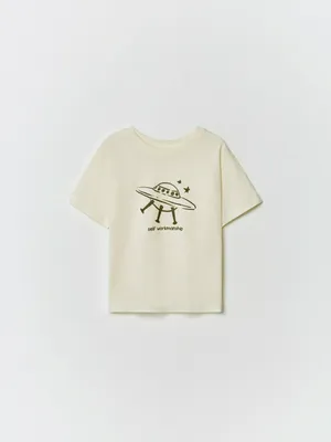 Футболка SELA оверсайз с принтом, арт. 33674