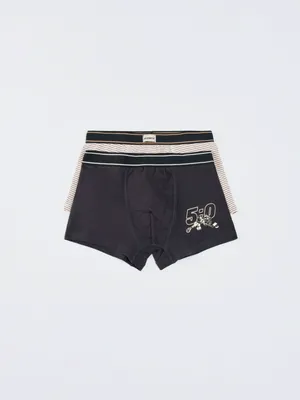 Набор из 2 трусов-боксеров SELA x Союзмультфильм для мальчиков, арт. 33681