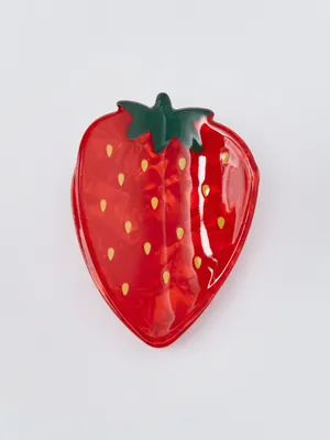 Заколка-крабик SELA Клубника, арт. 33714