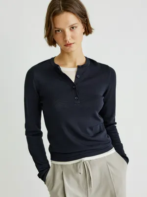 Джемпер Sela с планкой на пуговицах, арт. 33732