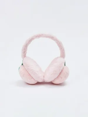 Утепленные меховые наушники Sela для девочек, арт. 33734