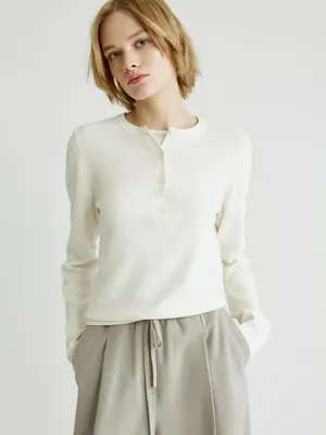 Джемпер Sela с планкой на пуговицах, арт. 33755