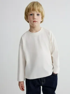 Детский лонгслив SELA оверсайз, арт. 33759