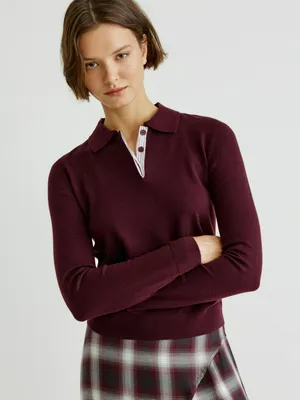 Джемпер-поло Sela, арт. 33776