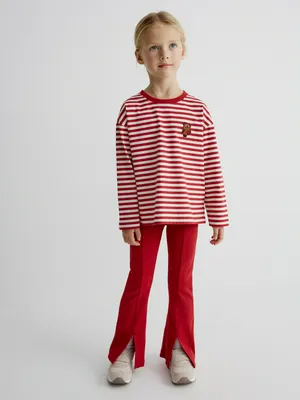 Брюки клеш SELA для девочек с разрезами, арт. 33954