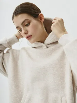 Худи SELA с капюшоном, бежевый, арт. 34034