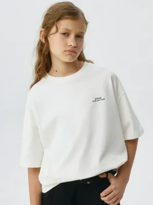 Базовая футболка оверсайз детская, арт. 3404