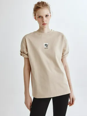 Футболка Sela Young с принтом, арт. 34126