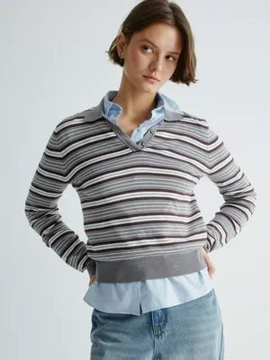 Джемпер-поло SELA, арт. 34145