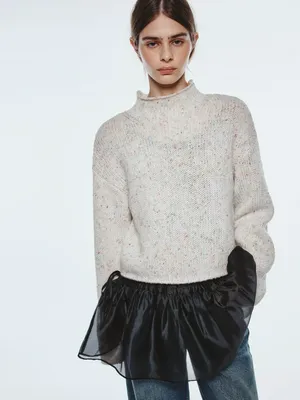 Укороченный джемпер SELA Young, арт. 34152