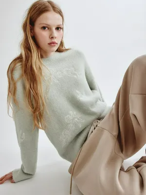 Пушистый джемпер SELA Young, арт. 34153