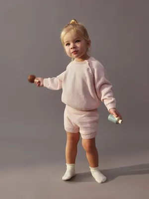 Комплект SELA джемпер и шорты для малышей, арт. 34194