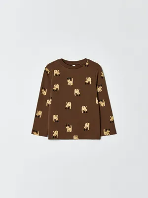 Лонгслив Sela с начесом для мальчиков, арт. 34249