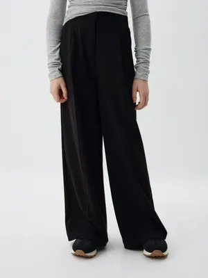 Широкие костюмные брюки для девочек, арт. 3436