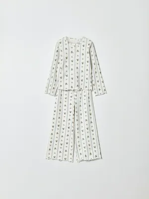 Пижама для девочек с принтом, арт. 34360