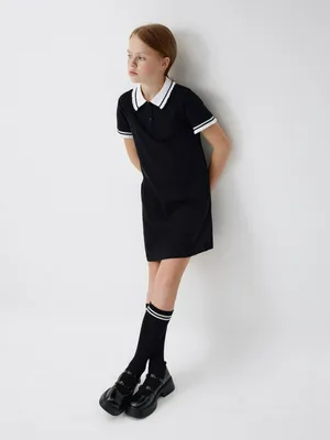 Школьное платье с воротником для девочек, арт. 3439