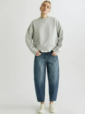 Женские укороченные джинсы SELA Banana Slouchy, арт. 34435