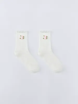 Носки Sela с декором для девочек, арт. 34439